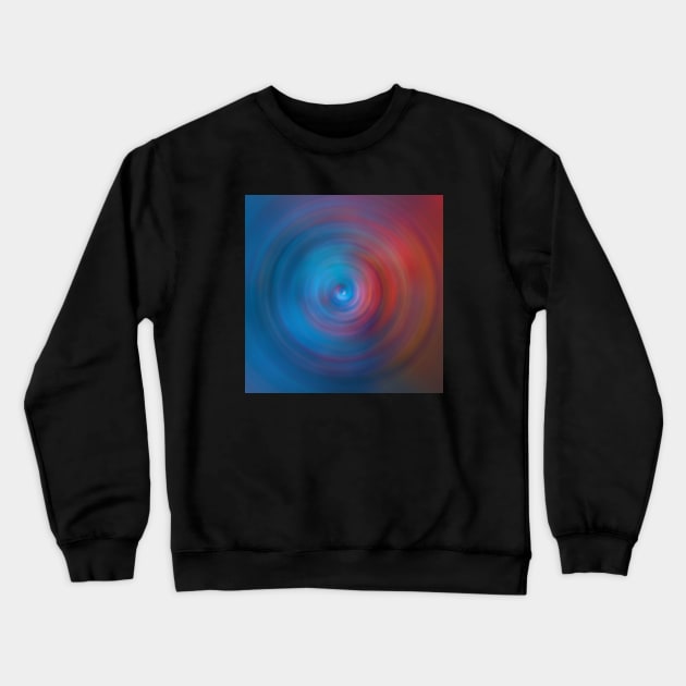 Blue and Red Gradation Crewneck Sweatshirt by gemgemshop